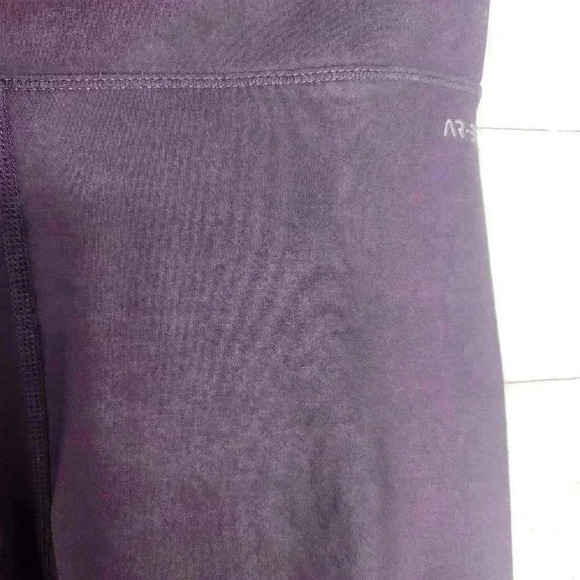 AR 33 women's high waisted compression leggings deep purple size large - Picture 6 of 7